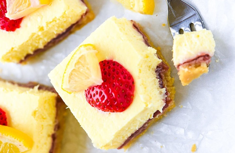 Strawberry-Lemon Cream Cheese Bars