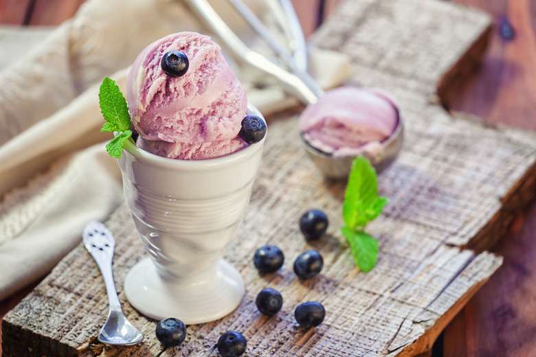 Delaware: Blueberry ice cream