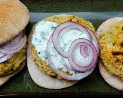 Vegetarian Chickpea Burgers