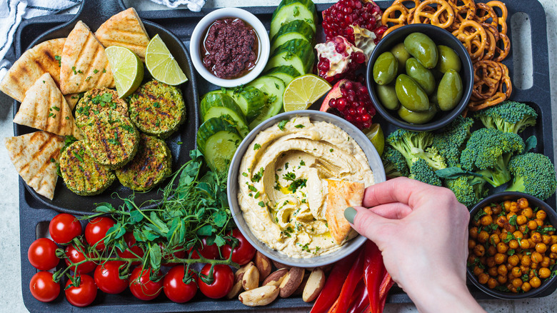 Vegan snack board