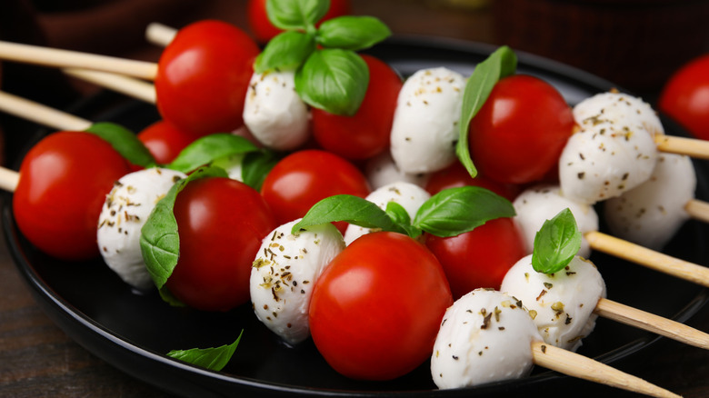 Caprese skewers