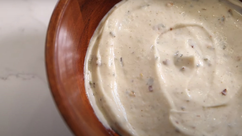 dish of Virginia White sauce