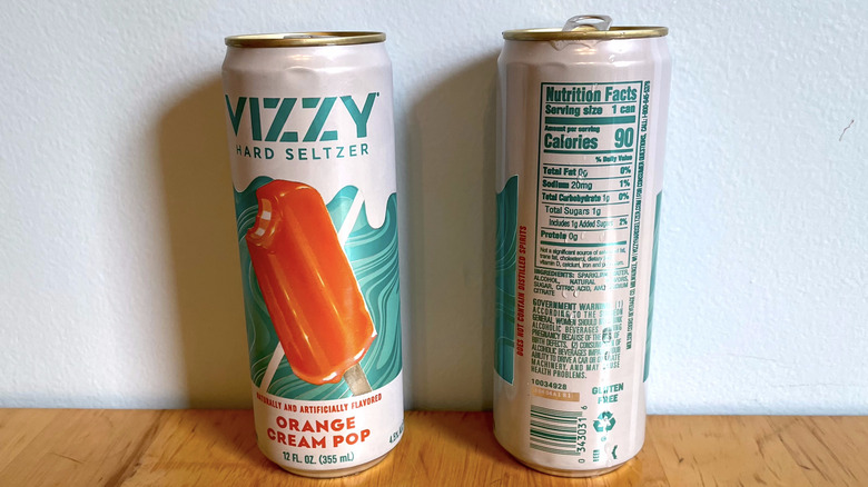 Two cans of Vizzy