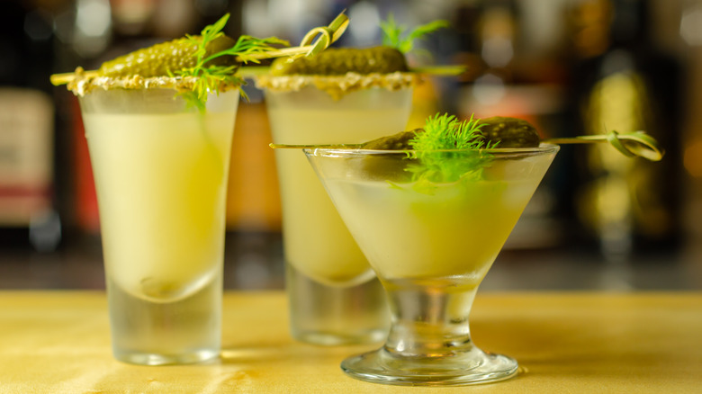 dill pickle cocktails