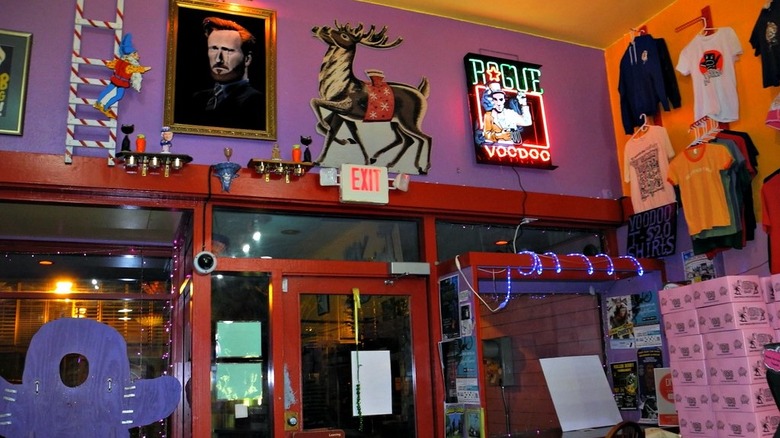 interior of Voodoo's Doughnuts