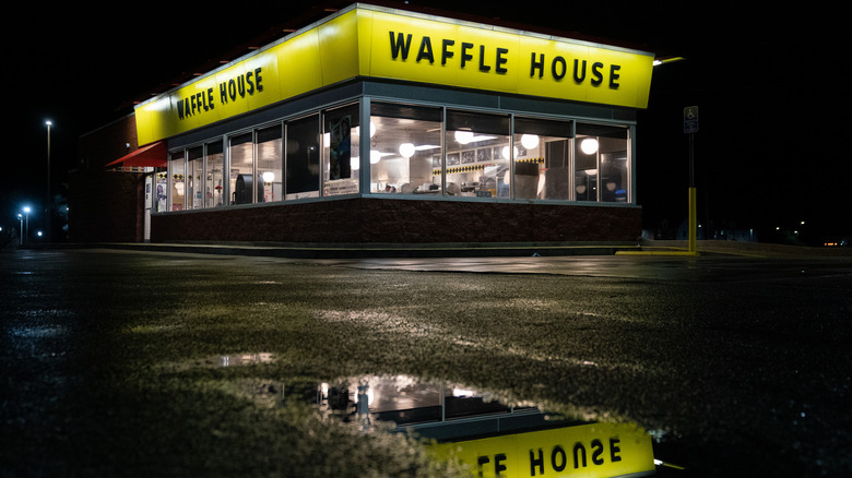 Waffle House at night