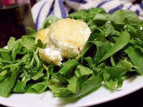 Warm Goat Cheese Salad