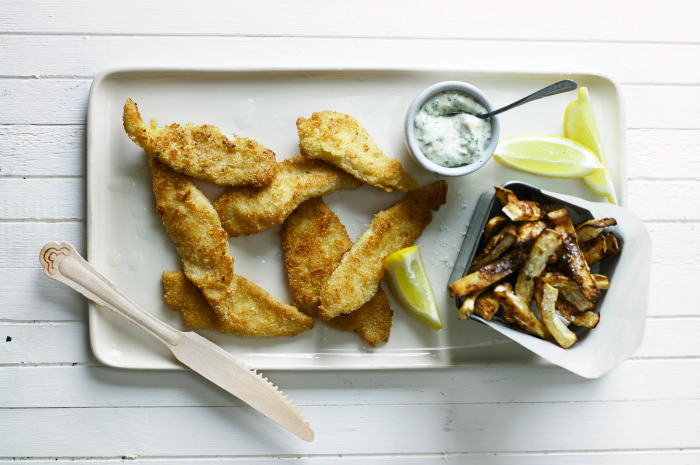 Fish and Chips with Tartar Sauce