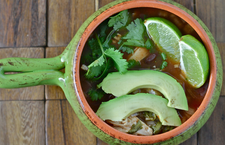 Slow-Cooker Sort of Tortilla Soup