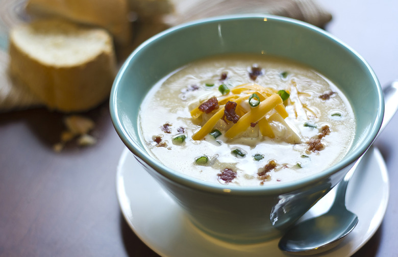 Cheesy Potato Slow-Cooker Soup