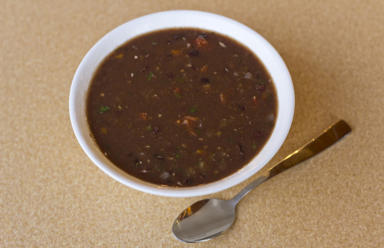 Slow-Cooked Spicy Black Bean Soup