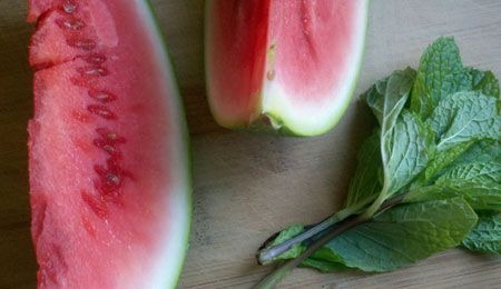 Watermelon and Mint Granita