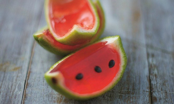 Watermelon Jell-O Shots