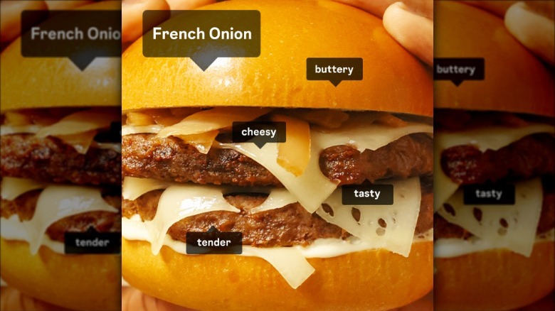 Wawa French onion burger