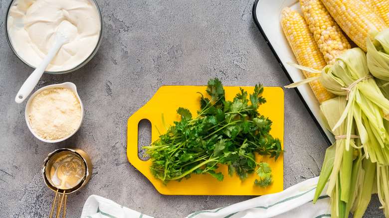 Mexican street corn ingredients