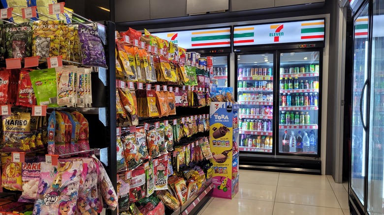 Interior of a 7-Eleven