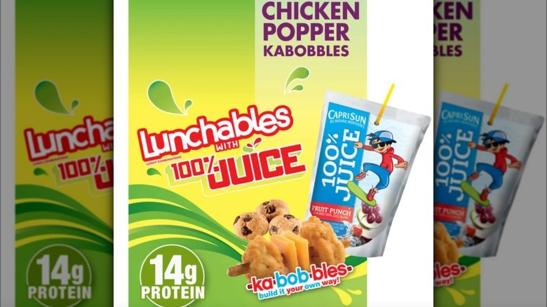 chicken popper kabobbles lunchable