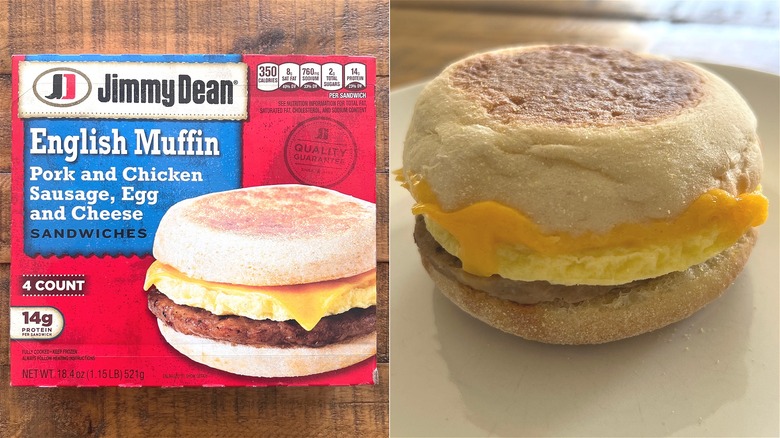 Jimmy Dean breakfast sandwich