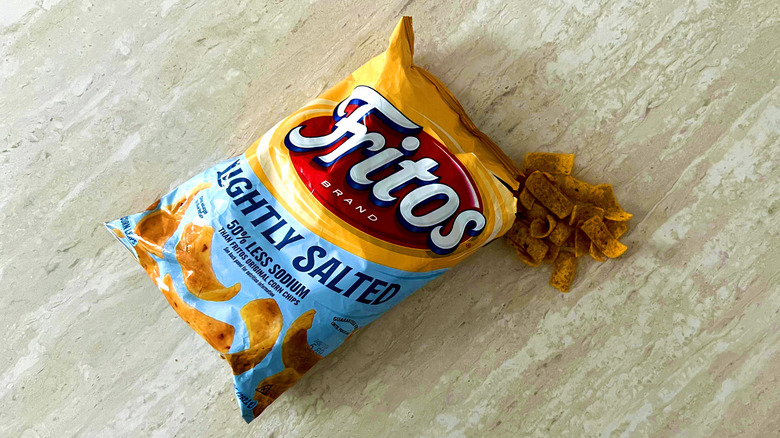 Fritos Lightly Salted open bag