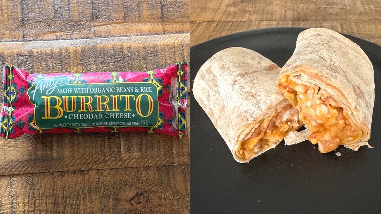 Amy's Organic Cheddar Cheese Frozen Burrito