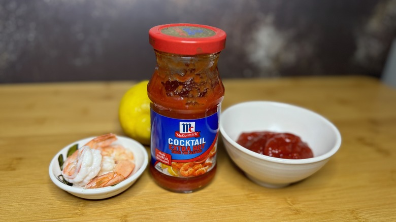 McCormick cocktail sauce and shrimp