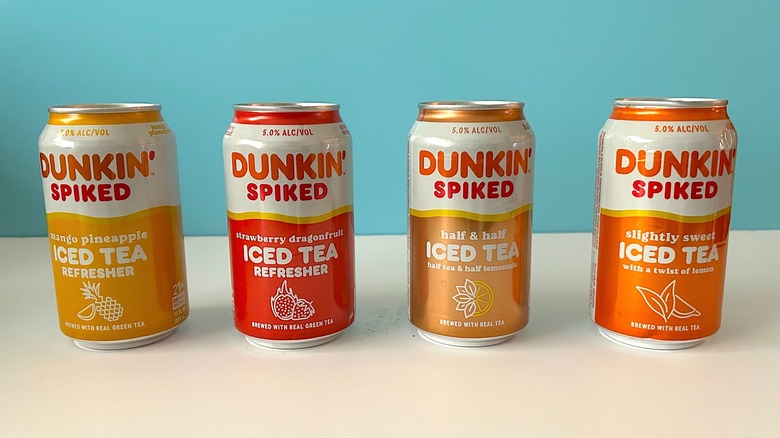 Dunkin' Spiked iced tea cans