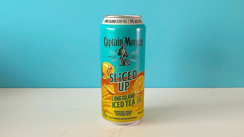 Can of Captain Morgan hard iced tea