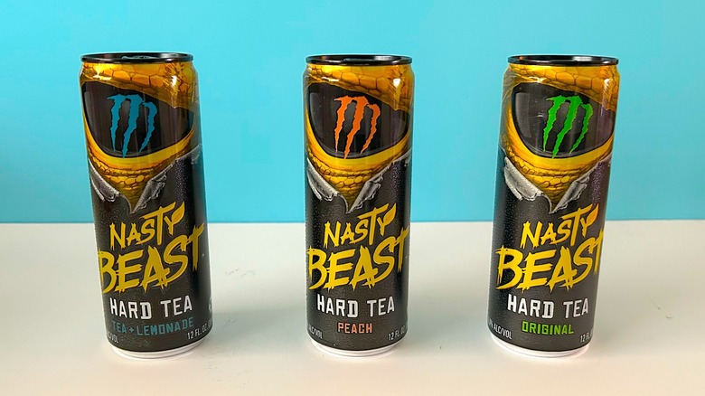 Nasty Beast hard iced tea cans