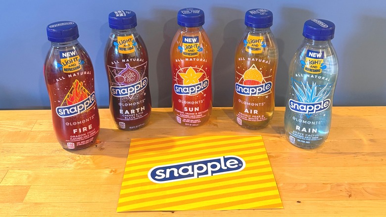 Snapple Elements flavors