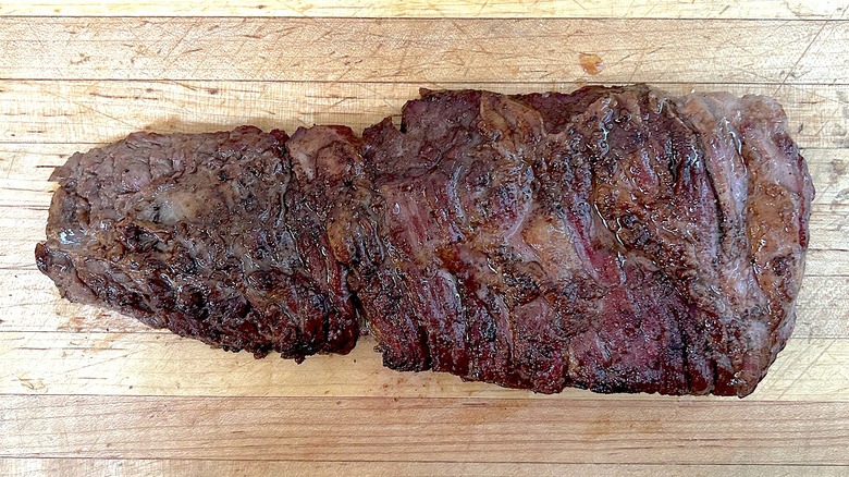 Cooked Black Angus USDA Choice Skirt Steak