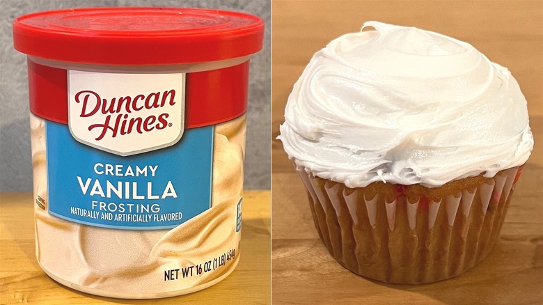 Duncan Hines vanilla frosting