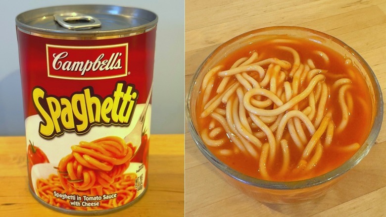 Campbell's canned spaghetti