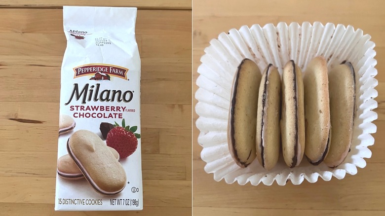 Strawberry Chocolate Milanos