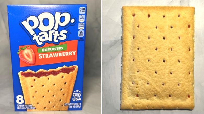 Unfrosted Strawberry box and Pop Tart