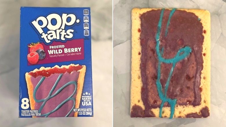 Frosted Wild Berry box and Pop-Tart