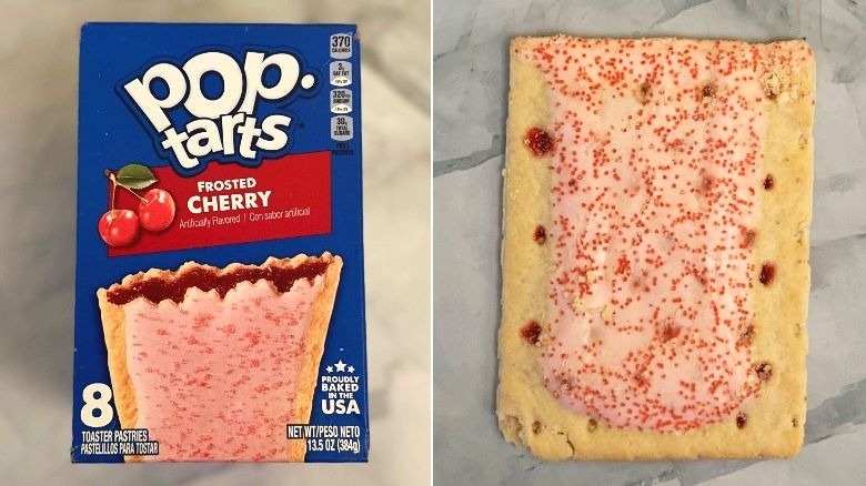 Frosted Cherry box and Pop-Tart