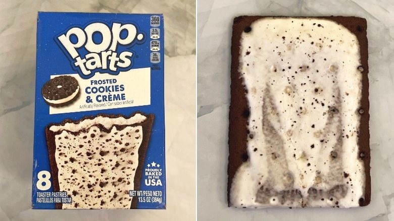 Frosted Cookies & Crème box and Pop-Tart