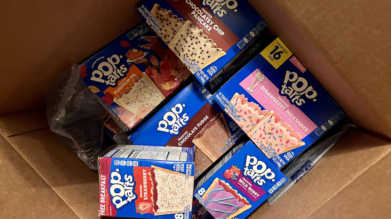 boxes of Pop-Tarts in box