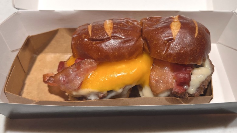 Bacon Beer Cheese Sliders