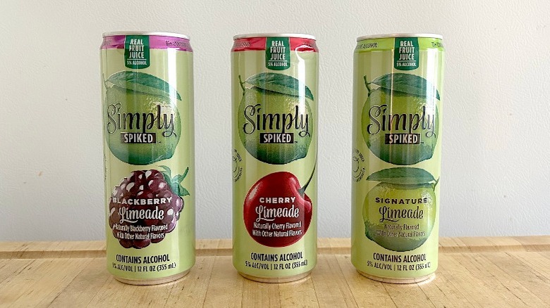 Simply Spiked limeade flavors