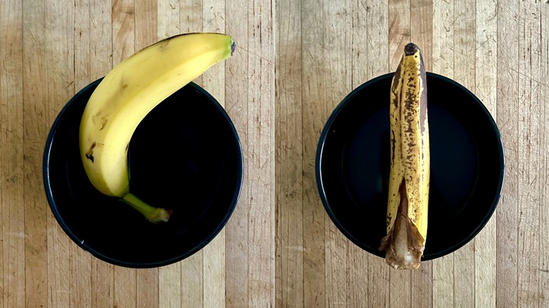 Banana stored in water