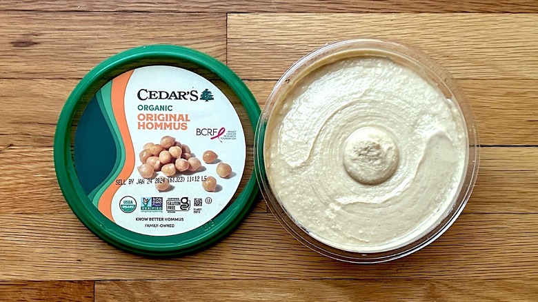 Tub of Cedar's Organic Original Hommus