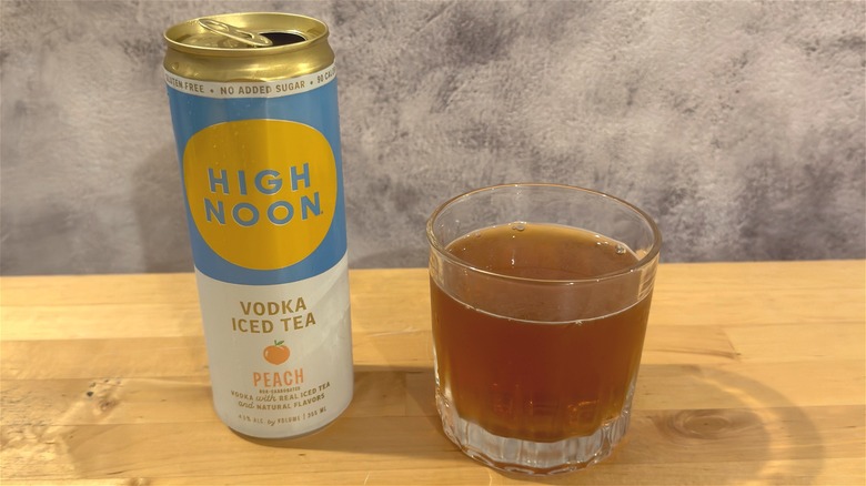 High Noon Peach Vodka Iced Tea