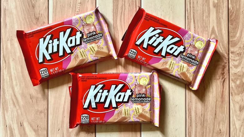 three Kit Kat Pink Lemonades