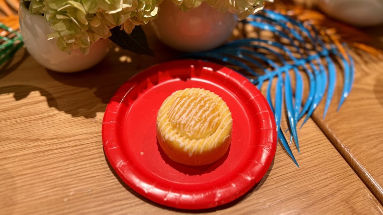  Pineapple Cloud Cake on plate