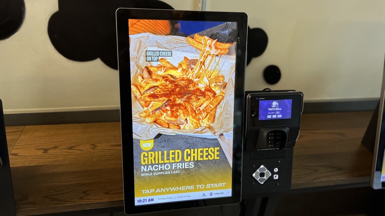 Taco Bell kiosk