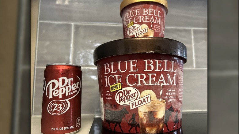 Dr Pepper and Ice cream