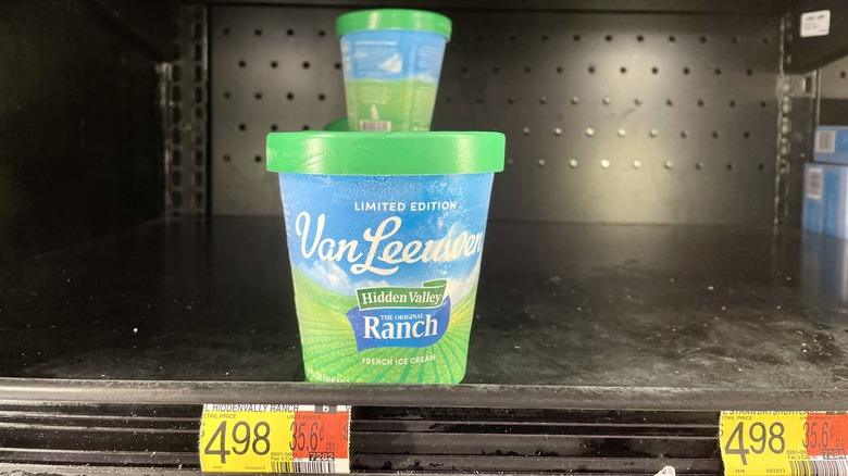 Ranch Ice Cream on Shelf