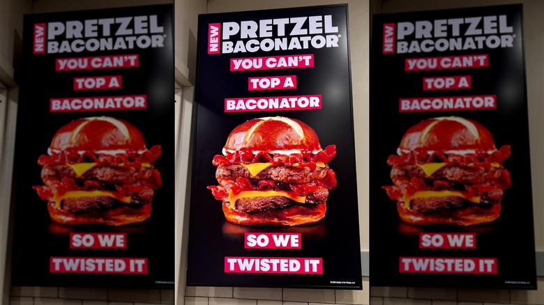 Pretzel Bacomator sign