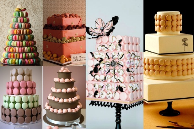 Wedding Cake of the Day: Macaron Cake 